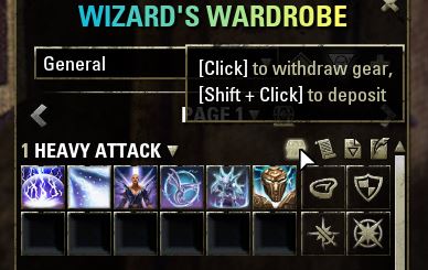 Wizard's Wardrobe and Bank